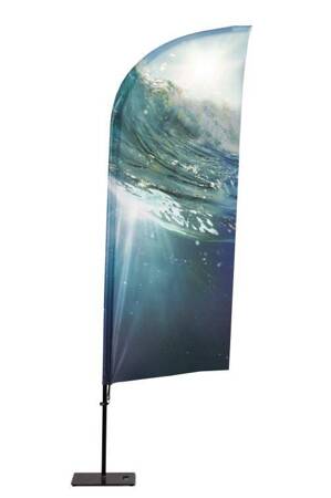 Beach Flag Alu Wind 415 cm Total Height with Luxurious Bag