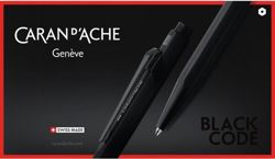 Długopis CARAN D'ACHE 849 Black Code, M, w pudełku, czarny