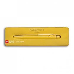 Długopis CARAN D'ACHE 849 Goldbar, M, w pudełku, złoty