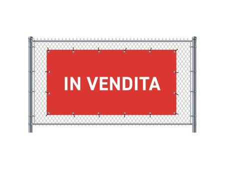 Fence Banner 300 x 140 cm Sale Italian Red