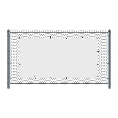 Fence banner with grommets 400 x 140 cm