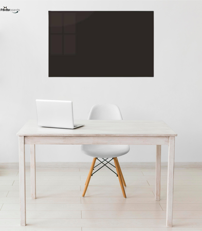 Magnetic glass board 60x40 cm BLACK