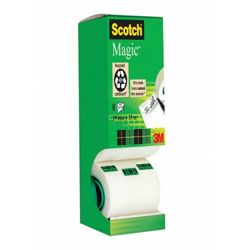 Taśma biurowa SCOTCH® Magic™ (9-1933R8), matowa, 19mm, 33m, 7szt., 1 rolki GRATIS