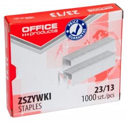 Zszywki OFFICE PRODUCTS, 23/13, 1000szt.