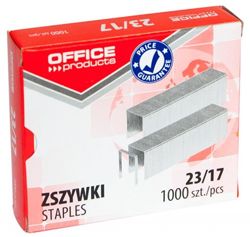 Zszywki OFFICE PRODUCTS, 23/17, 1000szt.