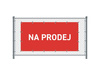 Fence Banner 300 x 140 cm Open English Red