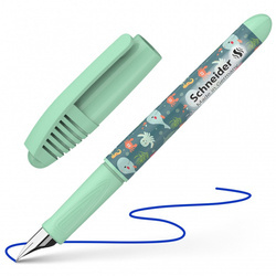 Pióro wieczne SCHNEIDER Zippi Happy Fish, M, jasnozielone