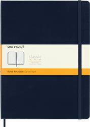 Notes MOLESKINE Classic XL (19x25cm) w linie, twarda oprawa, sapphire blue, 192 strony, niebieski