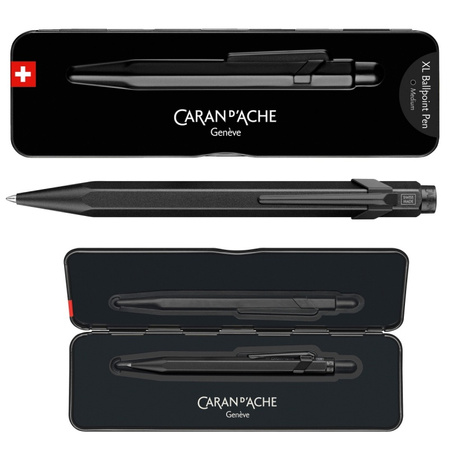 Długopis CARAN D'ACHE 849 XL, Black Code, czarny