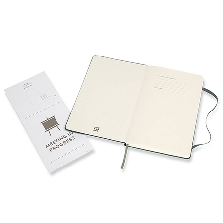 Notes MOLESKINE Professional L (13x21 cm), twarda oprawa, forest green, 240 stron, zielony