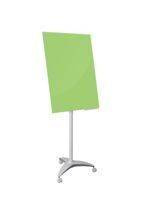 Flipchart mobilny szklany - zielony TFSZ G