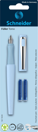 Pióro wieczne SCHNEIDER Tomo, M, 2 naboje, blister, mix kolorów