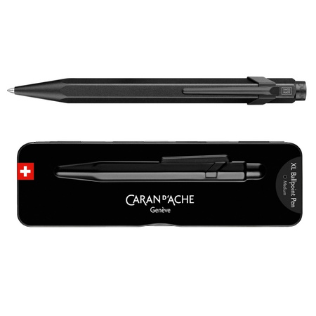 Długopis CARAN D'ACHE 849 XL, Black Code, czarny