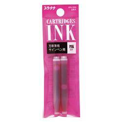 Naboje atramentowe PLATINUM, 2szt., różowe