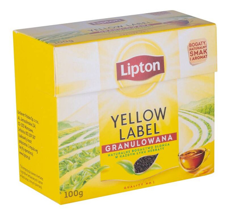 Herbata LIPTON czarna, granulowana, 100g