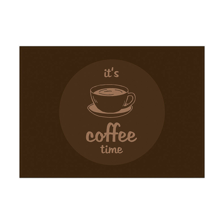 Tischsets Kaffeezeit Hellbraun