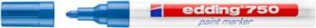 Marker olejowy e-750 EDDING, 2-4 mm, niebieski