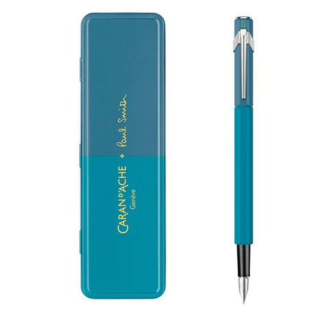 Pióro wieczne 849, Paul Smith Ed4, w pudełku Cyan/Steel F