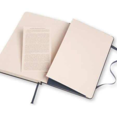 Notes MOLESKINE Classic L (13x21cm) w linie, twarda oprawa, sapphire blue, 240 stron, niebieski