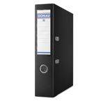 Segregator DONAU Premium, PP, A4/75mm, czarny