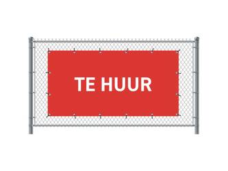 Fence Banner 200 x 100 cm Rent Dutch Red