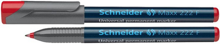 Foliopis permanentny SCHNEIDER Maxx 222, F, 0,7mm, czerwony