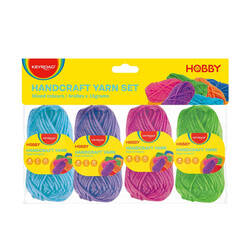 Zestaw włóczek KEYROAD, 4 x 15g, mix kolorów