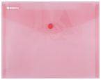 Teczka kopertowa DONAU zatrzask, PP, C5, 180mikr., czerwona