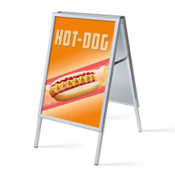 A-board A1 Complete Set Hot Dog French
