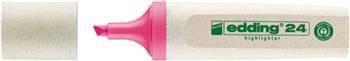 Zakreślacz e-24 EDDING ecoline, 2-5mm, różowy