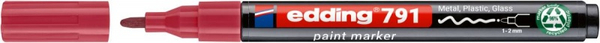 Marker olejowy e-791 EDDING, PCR, różowy