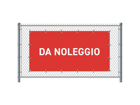 Fence Banner 300 x 140 cm Rent Czech Red