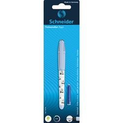 Pióro kulkowe SCHNEIDER Zippi + 1 cartridge, blister, mix kolorów