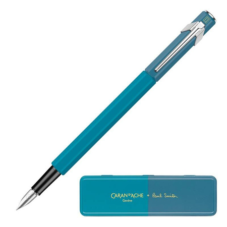 Pióro wieczne 849, Paul Smith Ed4, w pudełku Cyan/Steel F