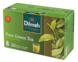 Herbata DILMAH, zielona, 20 torebek