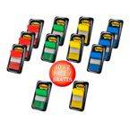 Zestaw promocyjny zakładek POST-IT® (680 -P10+2), PP, 25,4x43,2mm, mix kolorów, 10+2 GRATIS