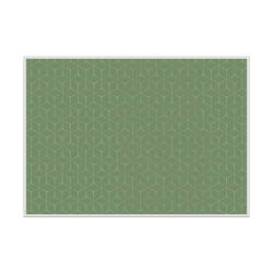 Placemat Hexagon Green