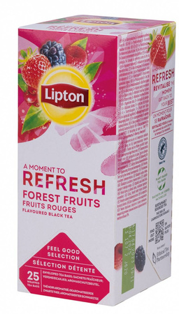 Herbata LIPTON Refresh Forest Fruits, 25 torebek