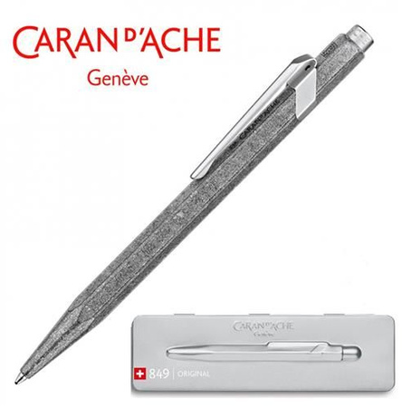 Długopis CARAN D'ACHE 849 Original, M, w pudełku, srebrny