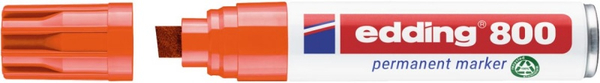 Marker permanentny e-800 EDDING, 4-12mm, pomarańczowy