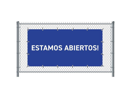 Fence Banner 200 x 100 cm Open Spanish Green