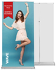 Roll up Wave 100x220 - teleskopowy maszt, system wymiany grafik