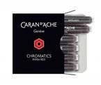 Naboje CARAN D'ACHE Chromatics Infra Red, 6szt., czerwone