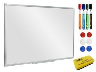 Tablica PandaBoards WA1 60x45 cm - biała suchościeralna magnetyczna w ramie aluminiowej