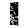 Textile Room Divider Deco 100-200 Double Abstract Japanese Cherry Blossom Black