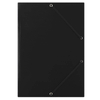 Teczka z gumką DONAU, karton, A4, 400gsm, 3-skrz., czarna