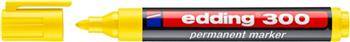 Marker permanentny e-300 EDDING, 1,5-3mm, żółty