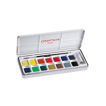 Farby CARAN D'ACHE Gouache Fancolor Cakes, 15 szt.