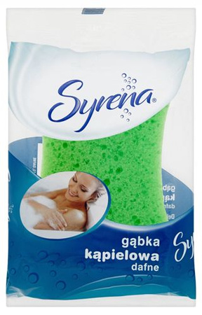 Gąbka kąpielowa SYRENA Dafne, zielona