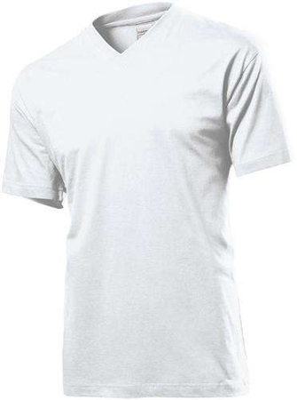 T-SHIRT MĘSKI V-NECK